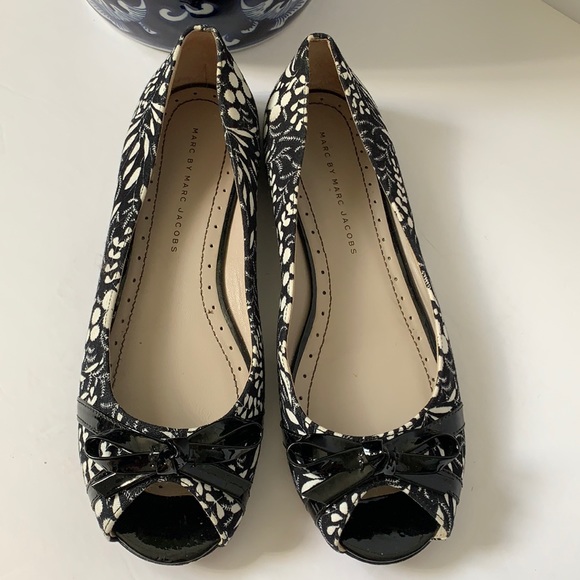 Marc Jacobs canvas and leather ballet flats 7,5US - Picture 2 of 8